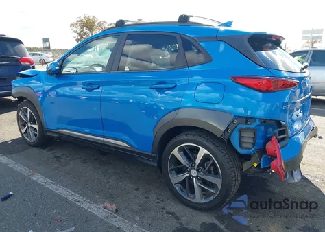 2021 Hyundai Kona Limited z USA, uszkodzony, nr VIN KM8K3CA52MU601173